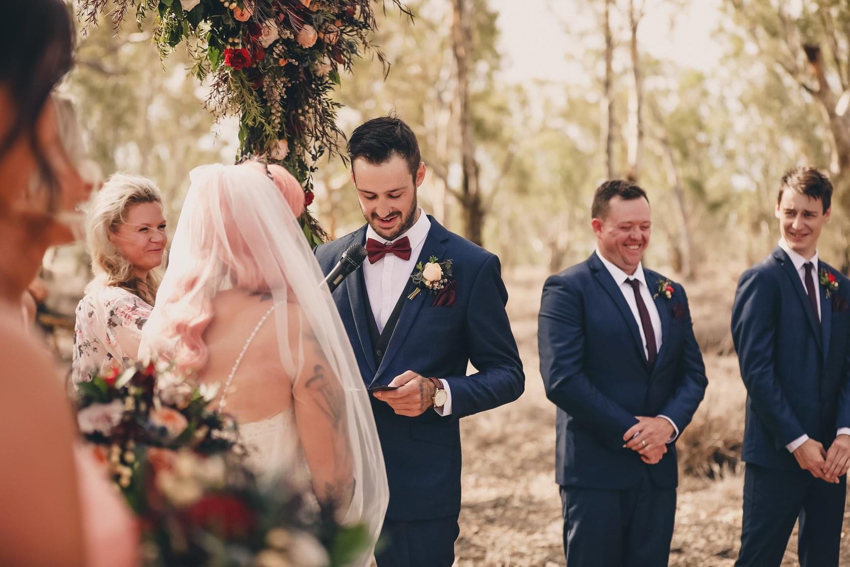 DIY Wedding - Lauren and Josh - Julie Byrne Wedding Celebrant