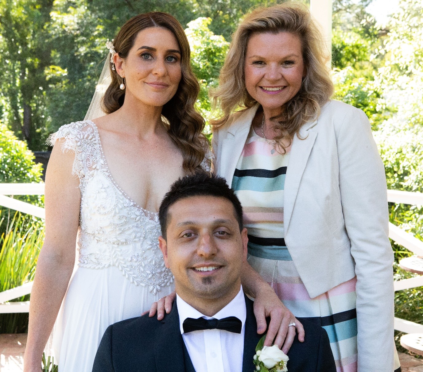 Julie Byrne Celebrant with Crystal and Kadir