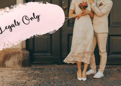 Legals Only Wedding Ceremony