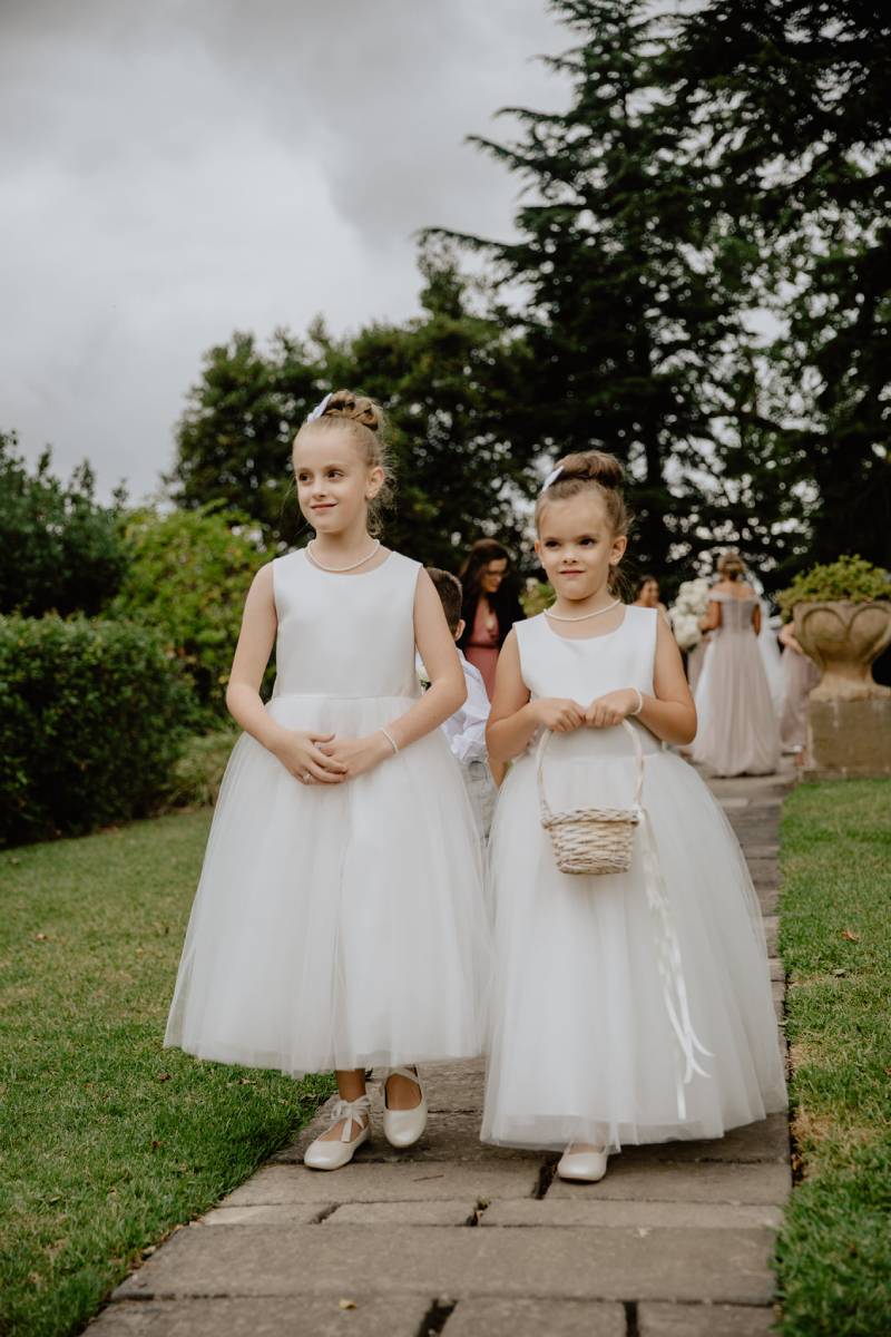 Coombe Yarra Valley Wedding - Jen and Matt - Flower Girls