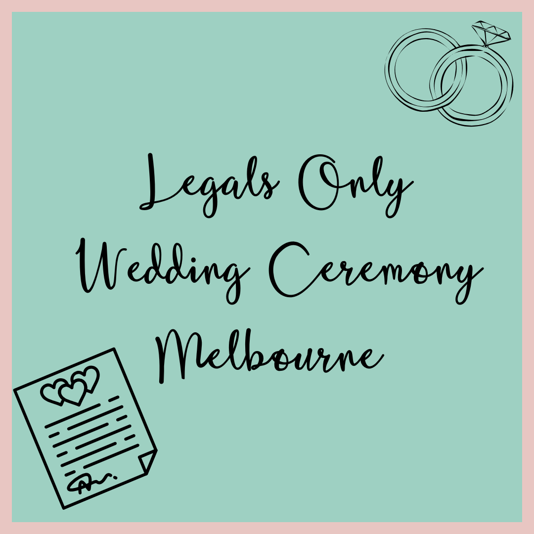 Legals Only Wedding Ceremony